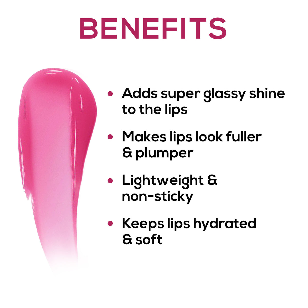 Renee Cosmetics Hot Lips Lip Gloss - Pink
