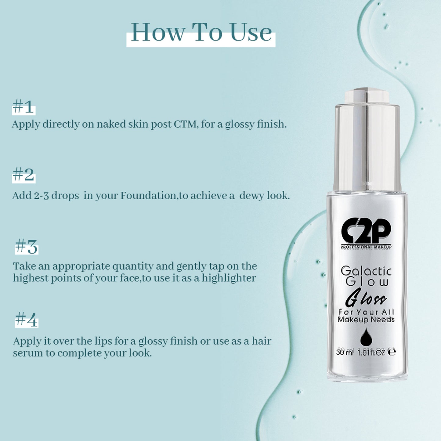 C2P Pro Galactic Glow Skin Gloss