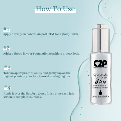 C2P Pro Galactic Glow Skin Gloss