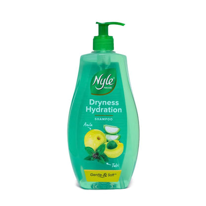 Nyle Naturals Silky & Smooth Anti Hairfall Shampoo with Goodness Of Tulsi & Amla