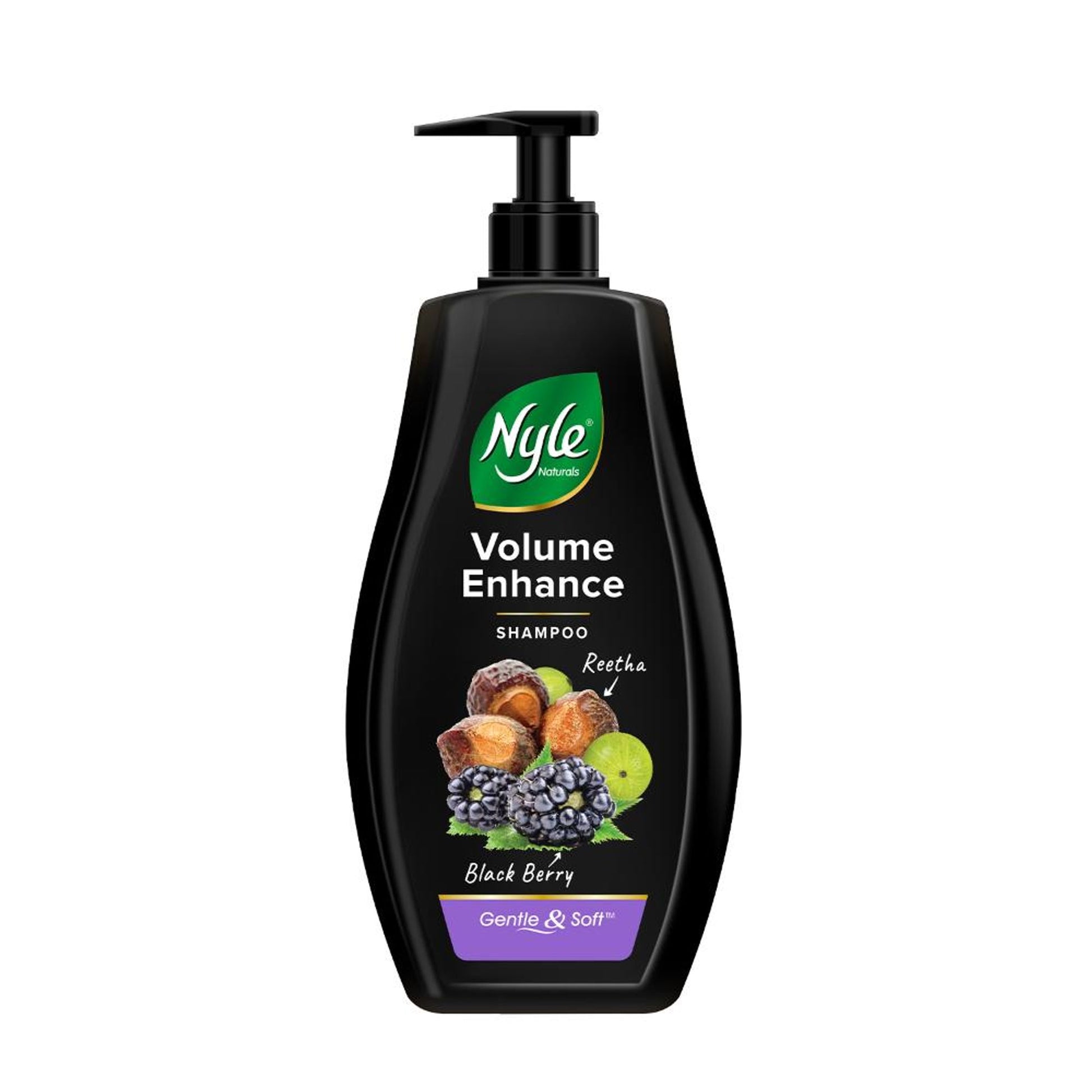 Nyle Naturals Volume Enhance Shampoo with Goodness Of Reetha & Blackberry