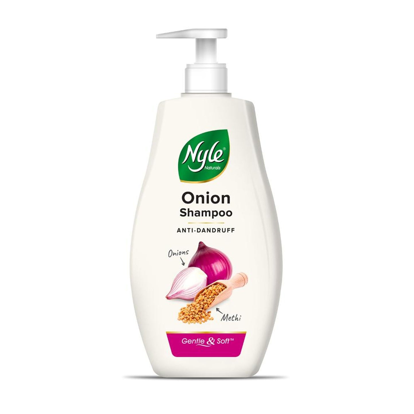 Nyle Naturals Anti Dandruff Shampoo with Goodness Of Onion & Methi