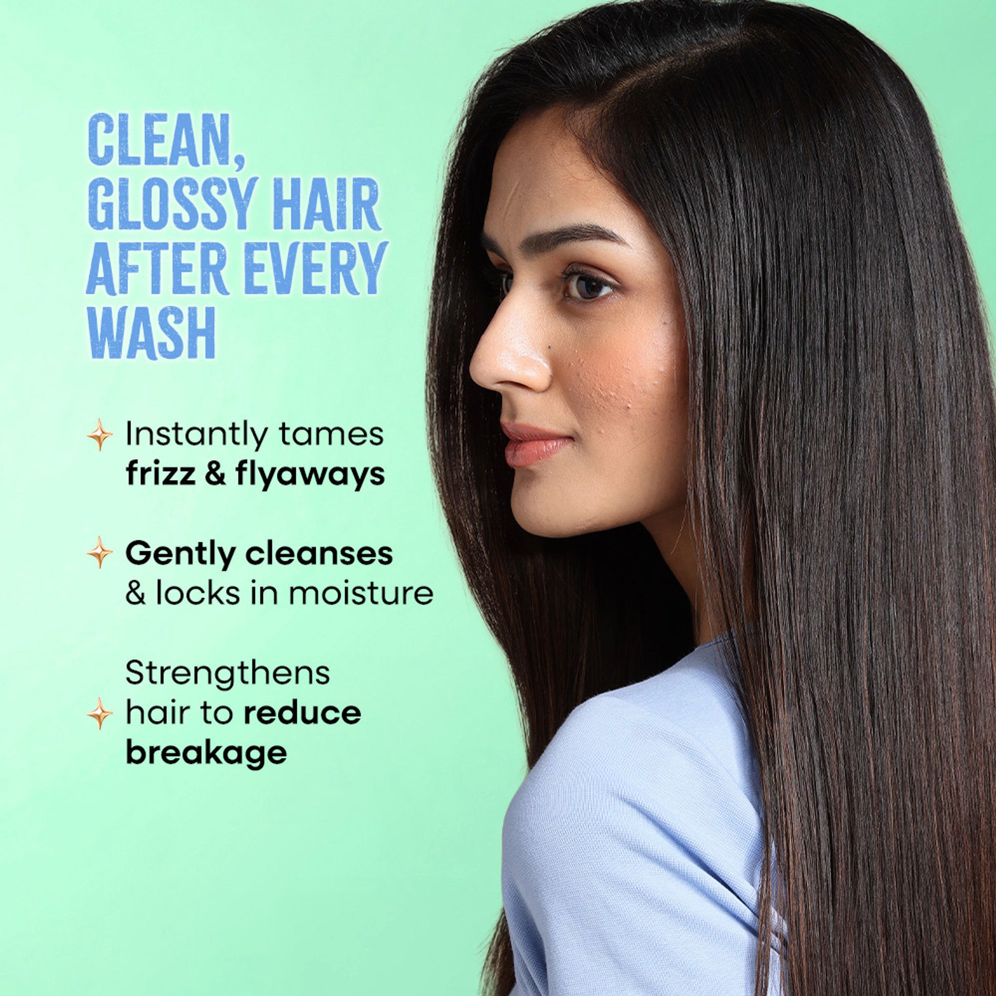Nykaa Naturals Anti-Dandruff Sulphate-Free Shampoo With Apple Cider Vinegar, Ginger & Tea Tree Oil - Rice Water And Hyaluronic Acid