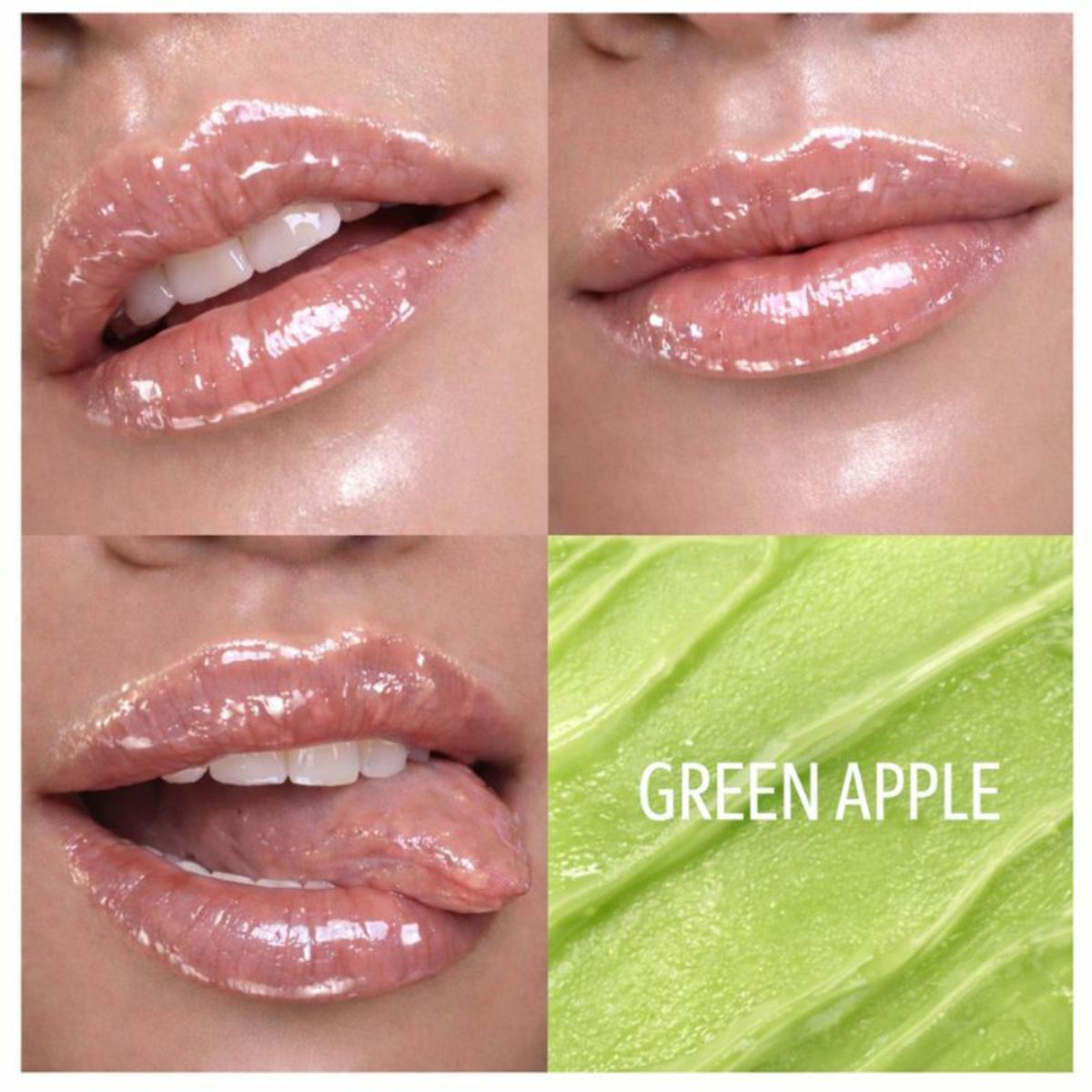 CUFFS N LASHES Lush Lips Intensive Recovery Lip Mask in Apple Tini, showing the jar with pink lip balm and product branding.