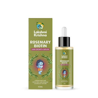 Lakshmi Krishna Naturals Rosemary Biotin Hair Growth Serum - Indyancart