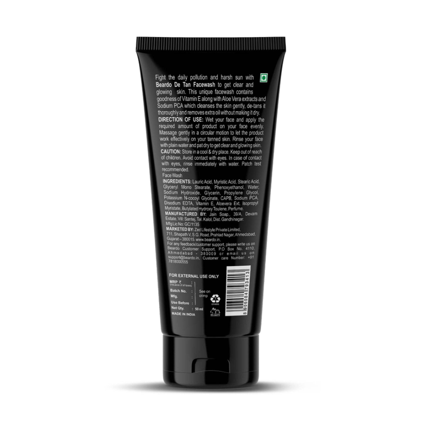 Beardo De-Tan Face Wash for Men