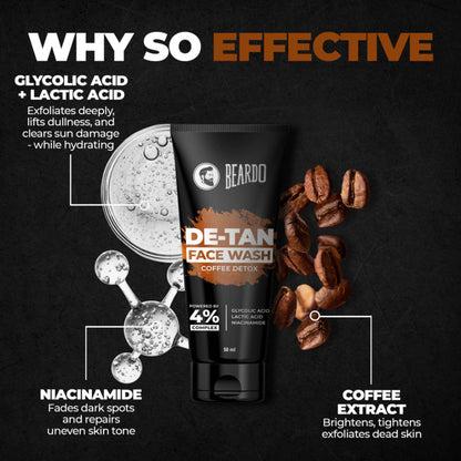 Beardo De-Tan Face Wash for Men
