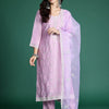 Dhiyona IE Ethnic Motifs Embroidered Kurta with Trousers & With Dupatta