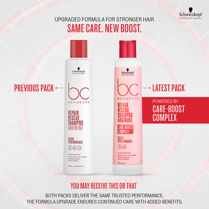 Schwarzkopf Professional Bonacure Repair Rescue Shampoo with Arginine (250 ml)