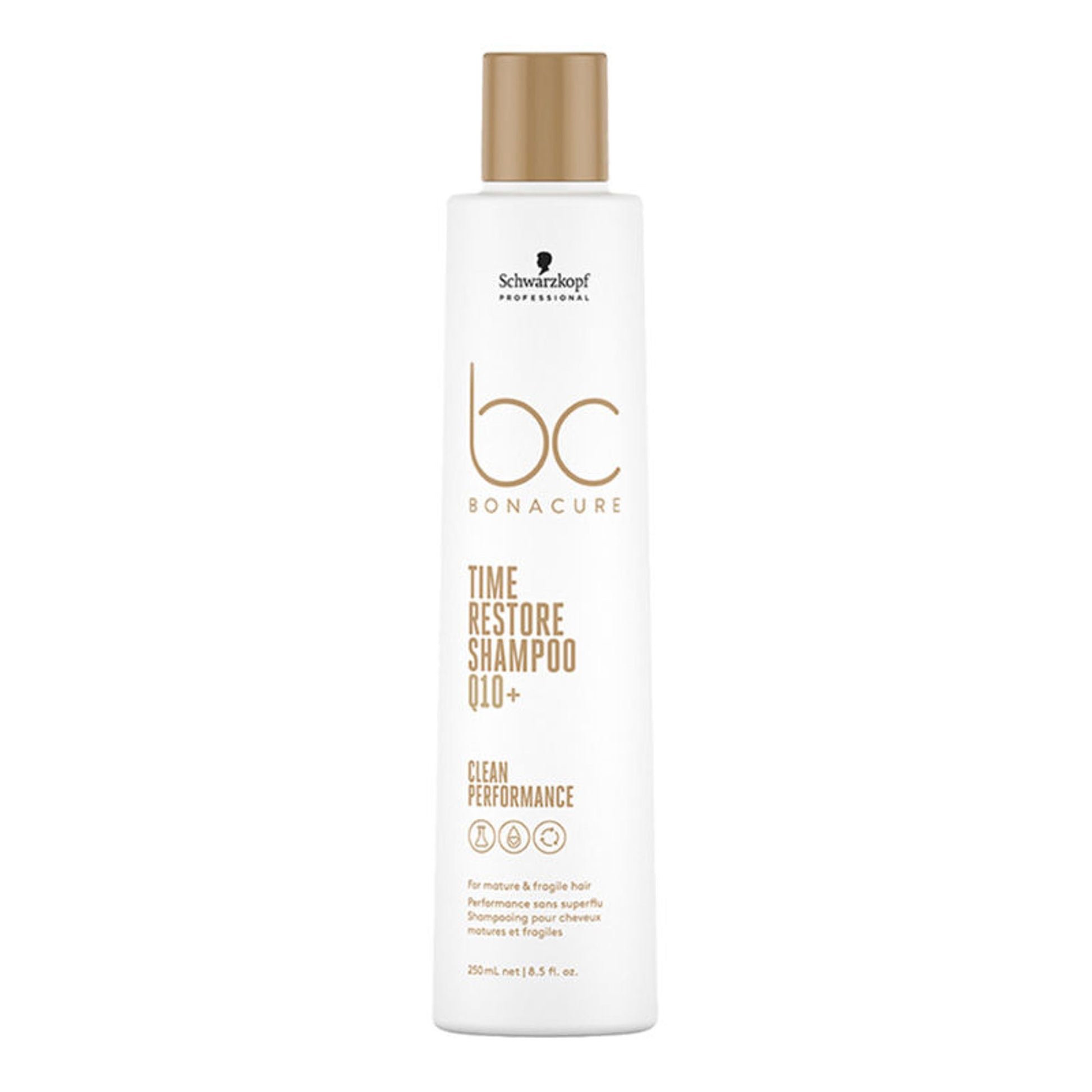 Schwarzkopf Professional Bonacure Time Restore Shampoo With Q10+ - For Mature Hair