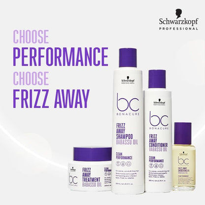 Schwarzkopf Professional Bonacure Frizz Away Smoothing Oil With Babassu Oil