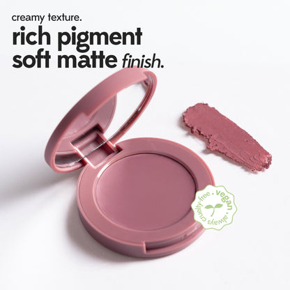 Ruby's Organics Soft Matte Cream Blush - Deep Rose