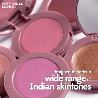 Ruby's Organics Soft Matte Cream Blush - Deep Rose