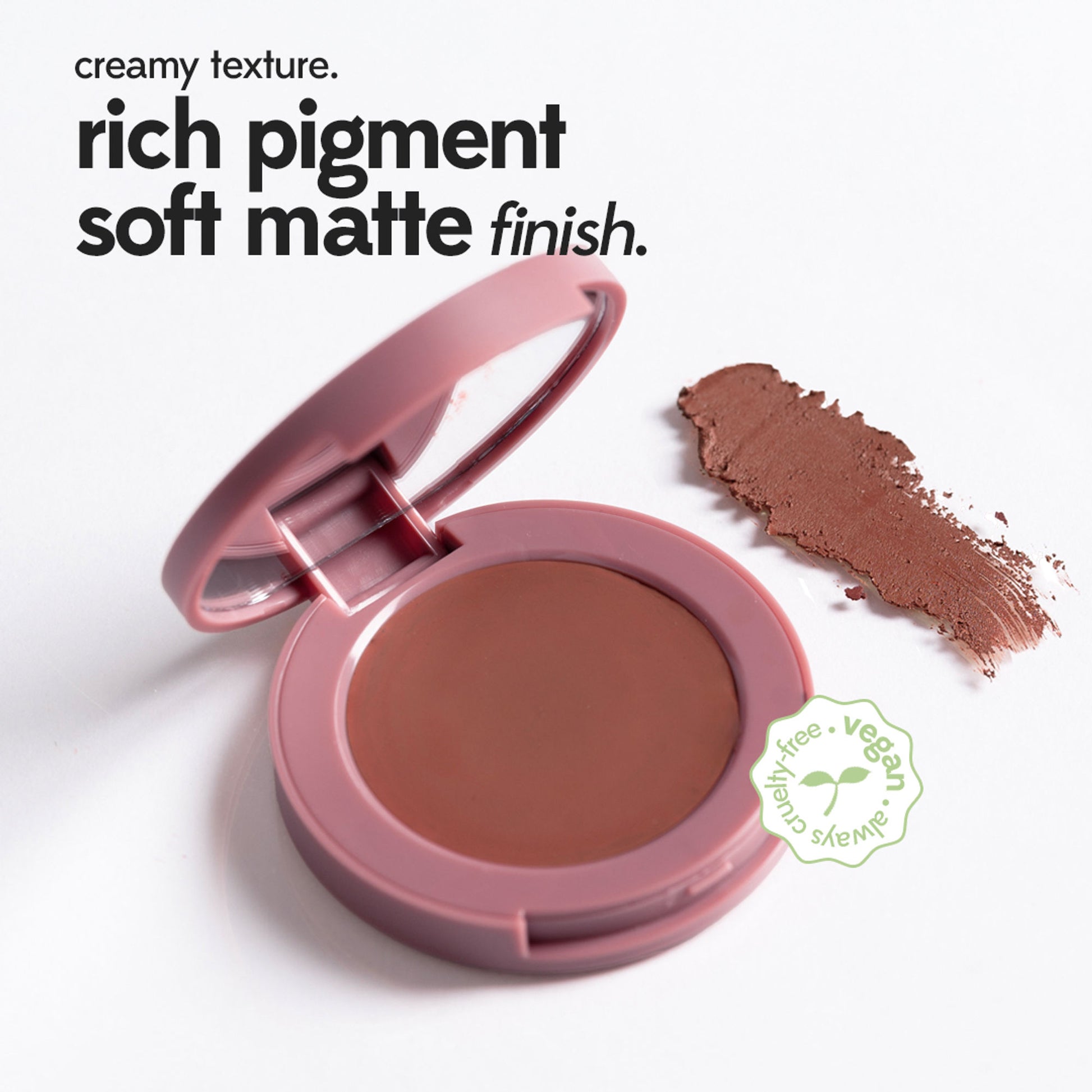 Ruby's Organics Soft Matte Cream Blush - Maple