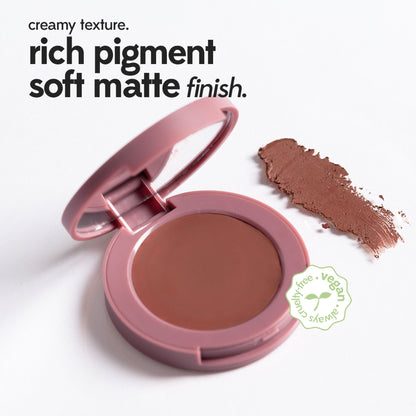 Ruby's Organics Soft Matte Cream Blush - Maple