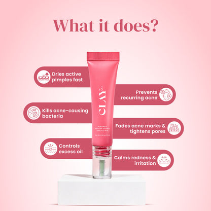 ClayCo Acne Paste With 10% Sulfur & Salicylic Acid