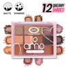 Fashion Colour Te Amo 12 Shade Eyeshadow Palette - Shade 01