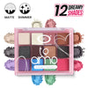Fashion Colour Te Amo 12 Shade Eyeshadow Palette - Shade 03