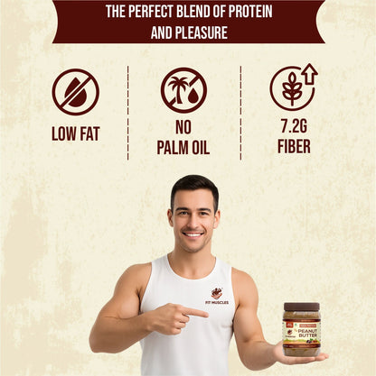 Fit Muscles High Protein Peanut Butter - Chocolate Creamy