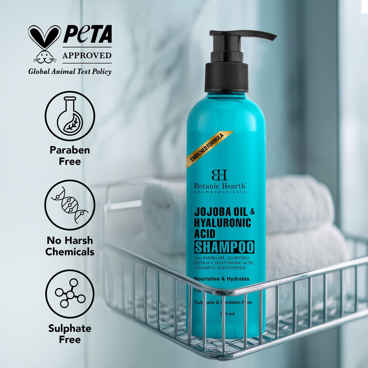 Botanic Hearth Jojoba & Hyaluronic Acid Shampoo