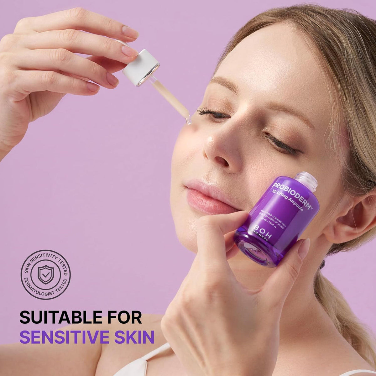 Bioheal Boh Probioderm 3D Lifting Ampoule - Firming Korean Serum Reduces Signs of Aging