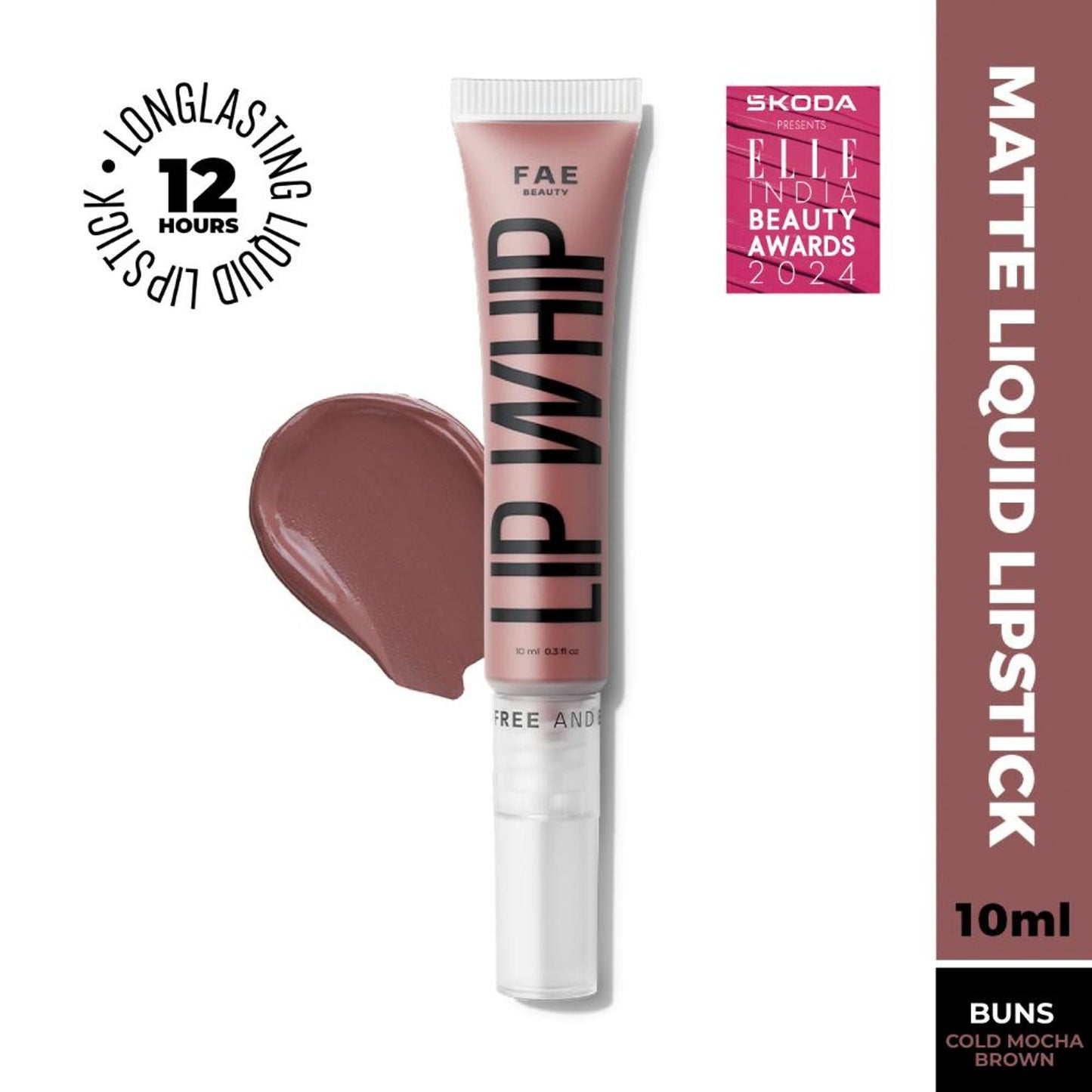 FAE Beauty Lip Whip 12H Matte Liquid Lipstick - Buns