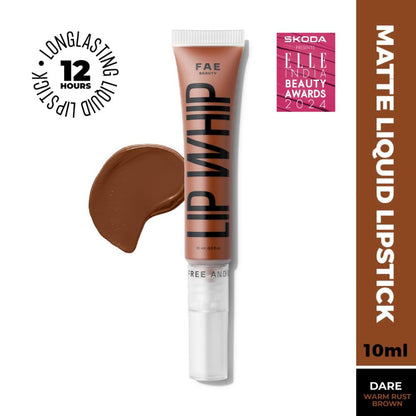 FAE Beauty Lip Whip 12H Matte Liquid Lipstick - Dare