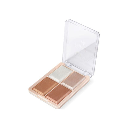 GLAM21 Perfect Me! 4 Shades Highlighter Palette Blusher - Strobing
