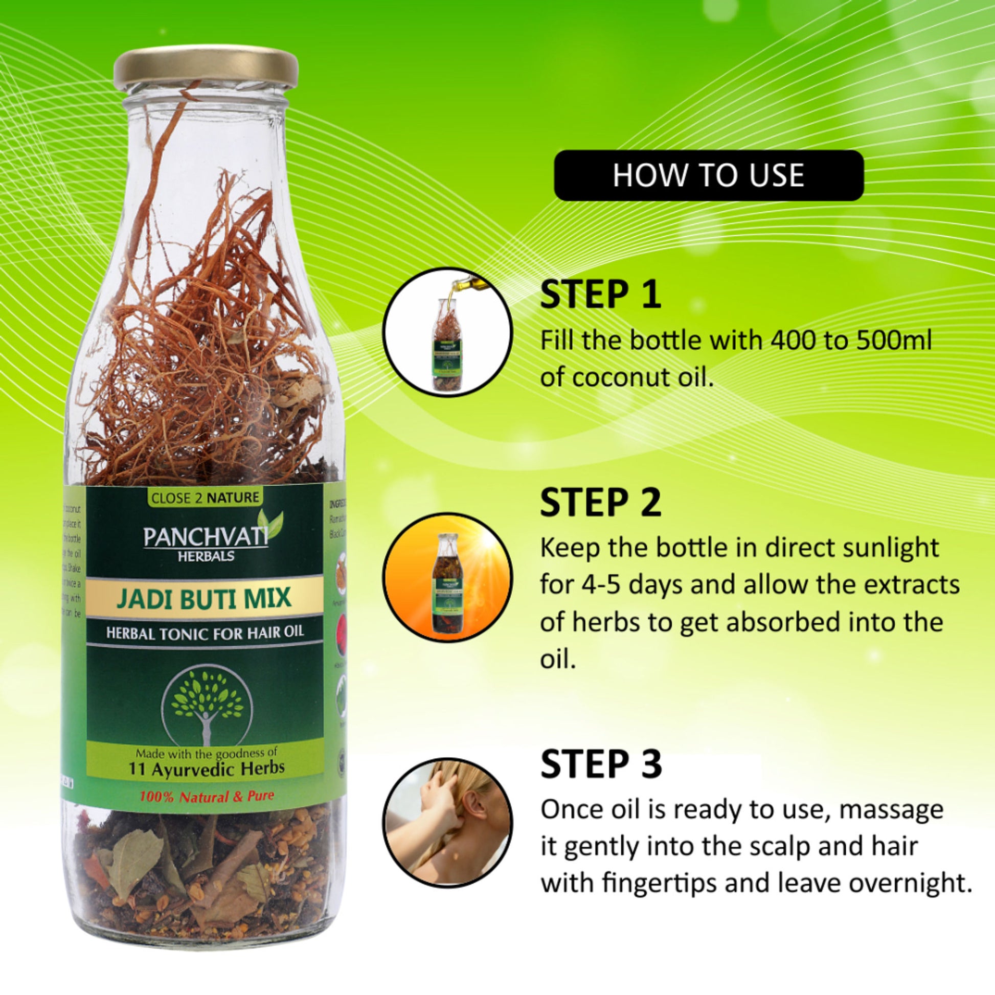 Panchvati Herbals Jadi Buti Mix for Hair Oil