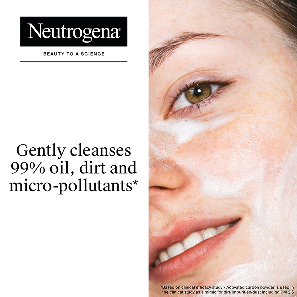 Neutrogena Deep Clean Gentle Foaming Cleanser - Moisturizing Face Wash for Normal to Sensitive Skin