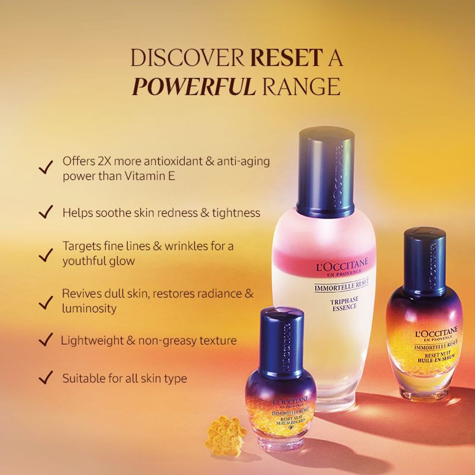 L'Occitane Immortelle Reset Anti-Aging Eye Serum