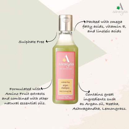 Aaranyaa Sulphate Free Argan Shampoo