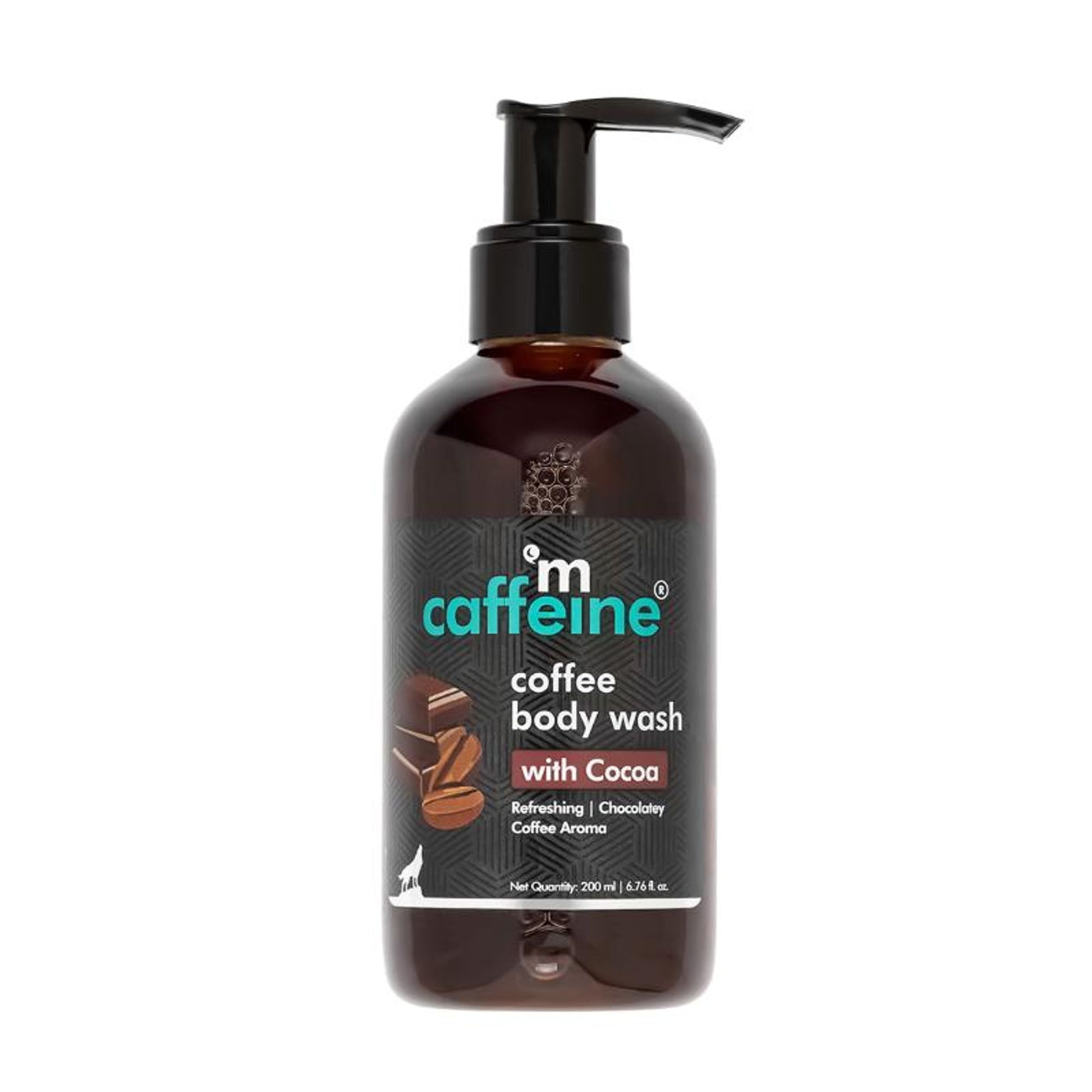 MCaffeine Coffee Body Wash with Cocoa De-Tan & Deep Cleansing Shower Gel in Chocolatey Coffee Aroma