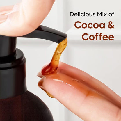 MCaffeine Coffee Body Wash with Cocoa De-Tan & Deep Cleansing Shower Gel in Chocolatey Coffee Aroma