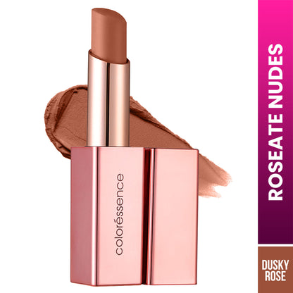 Coloressence Roseate Nudes Matte Lipstick, Long Stay, Moisturising & Waterproof - Dusky Rose