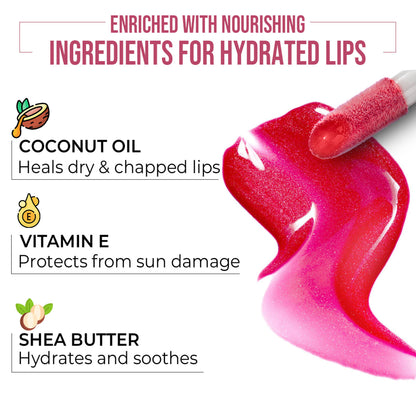 Insight Cosmetics Hydrating Gloss, Non Sticky, Ultra Shiny Lips - Brown Sugar