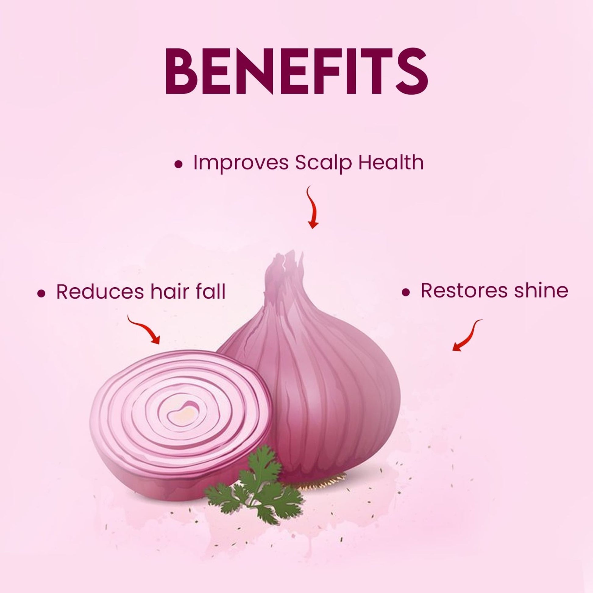 Jovees Red Onion Oil & Bamboo Strengthening Shampoo