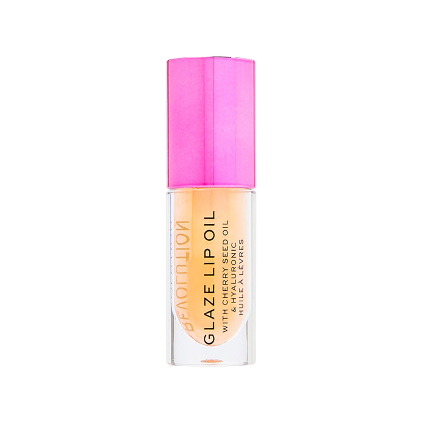 Makeup Revolution Glaze Lip Oil Intense Nourishment With Hyaluronic Acid Vitamin E - Getaway Terracotta