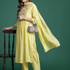 Dhiyona IE Floral Embroidered Kurta with Trousers & Dupatta