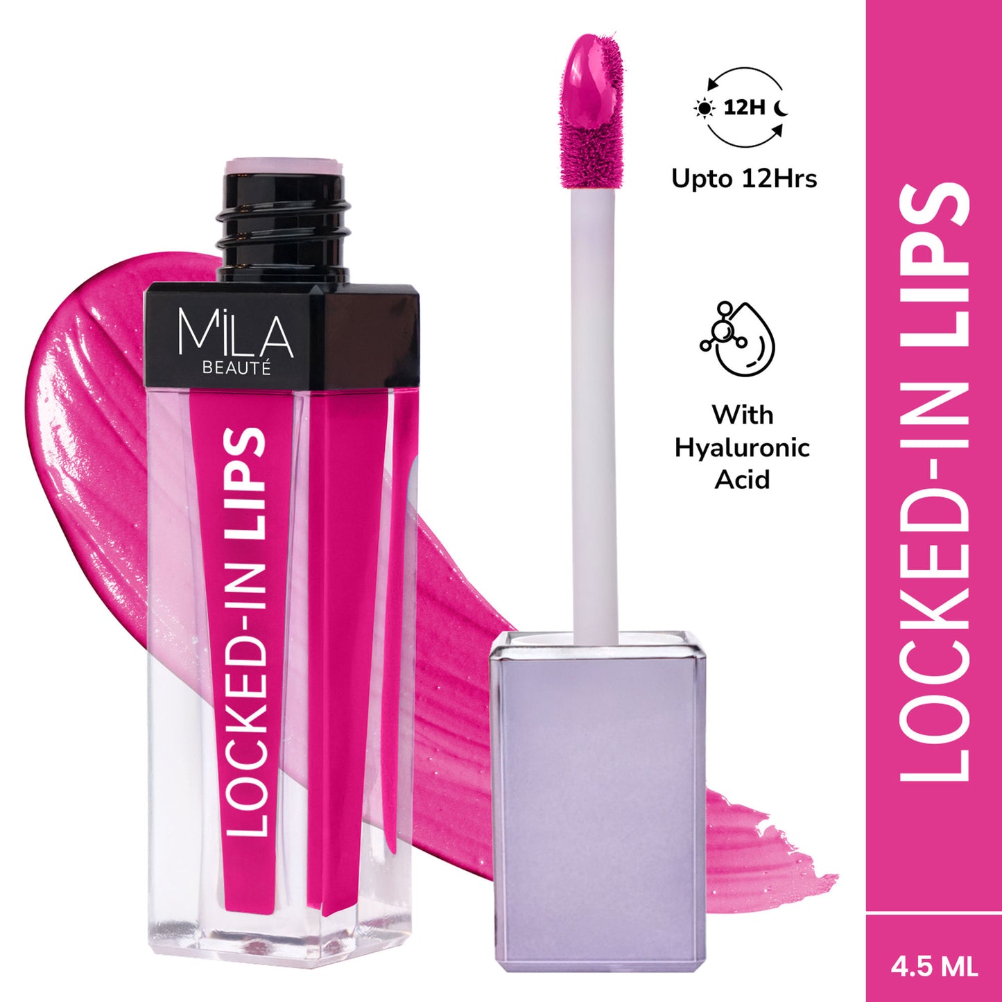 Mila Beauté 12 Hr Non-Transfer Locked-In Liquid Lipstick - 11 Dragonfruit