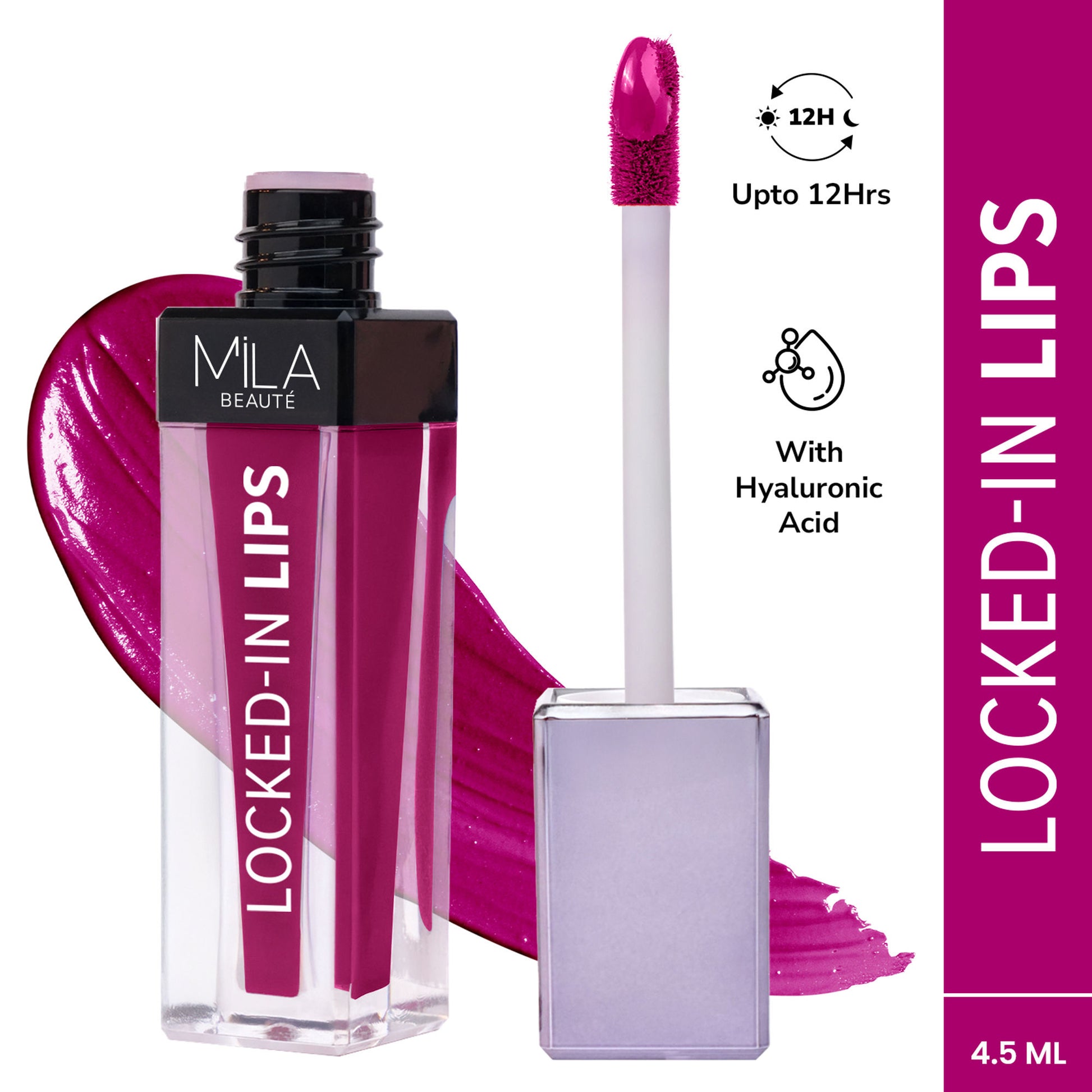 Mila Beauté 12 Hr Non-Transfer Locked-In Liquid Lipstick - 12 Sour Punch