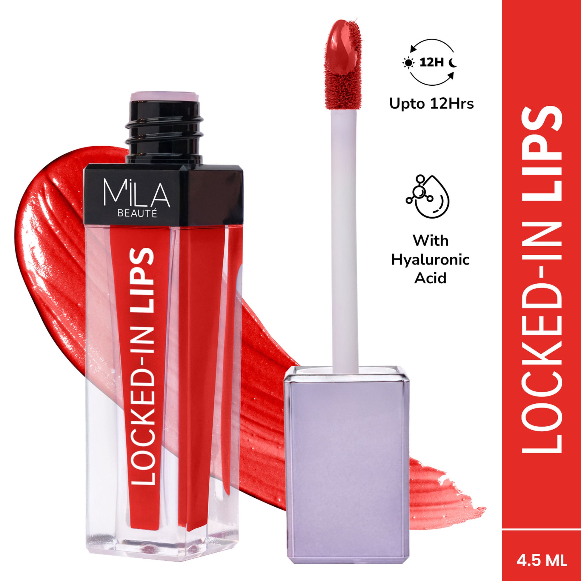 Mila Beauté 12 Hr Non-Transfer Locked-In Liquid Lipstick - 15 Flaming Chips