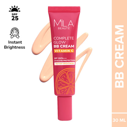 Mila Beaute Complete Glow Bb Cream With SPF25 PA+++ - Light