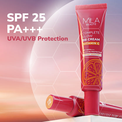 Mila Beaute Complete Glow Bb Cream With SPF25 PA+++ - Light