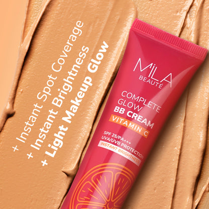 Mila Beaute Complete Glow Bb Cream With SPF25 PA+++ - Medium