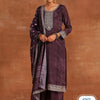 Indyancart IE Floral Embroidered Regular Sequinned Kurta With Trousers & Dupatta