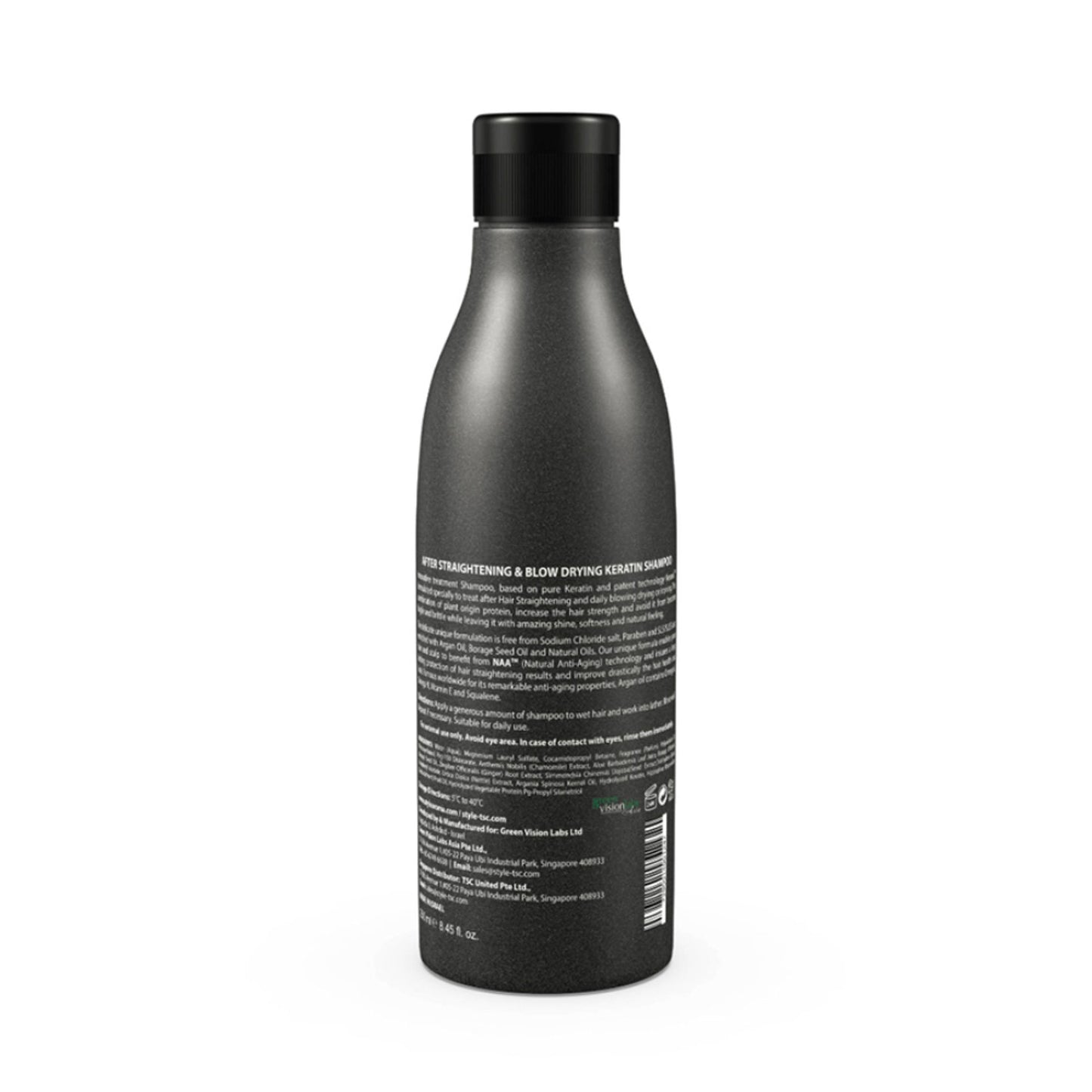 Style Aromatherapy Professional Keratin Shampoo with Argan, Jojoba & Chamomile - SLS/SLES-Free