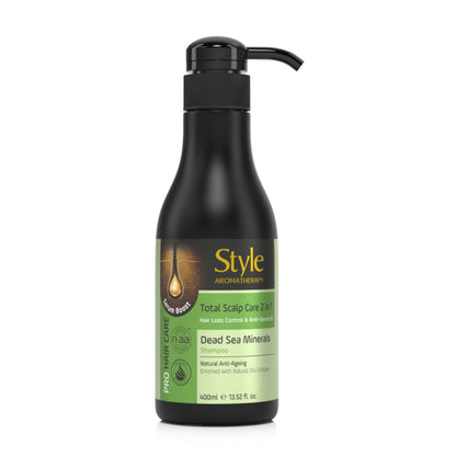 Style Aromatherapy Professional Total Scalp Care Shampoo with Gotu Kola & Aloe Vera - SLS/SLES-Free