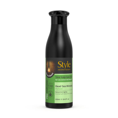 Style Aromatherapy Professional Total Scalp Care Shampoo with Gotu Kola & Aloe Vera - SLS/SLES-Free