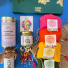 Shuddh Natural Ubtan Based Herbal Gulal, Ayurvedic Thandai Powder, Kashmiri Kahwa, Natural Honey | Holi Gift Hamper